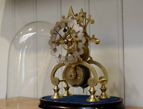 Victorian Skeleton Clock